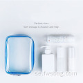 Vattentät PVC Travel Storage Bag toalettetri Organisera Lady New Portable Transparent Makeup Bag Fashion Zipper Kosmetiska väskor
